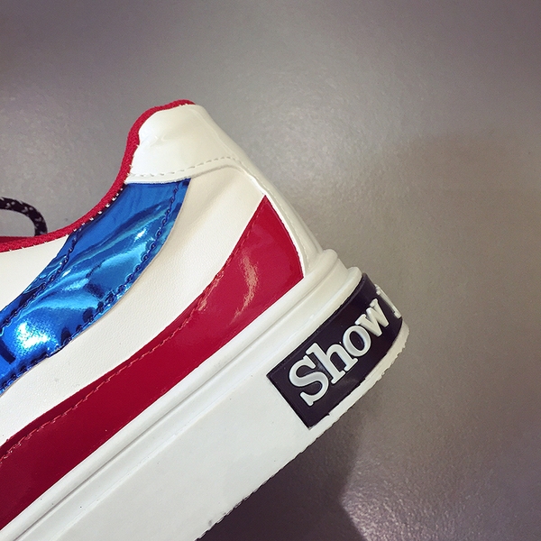 Дамски лачени маратонки - стилни в черен, розов и бял цвят