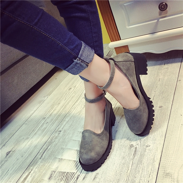 Дамски стилни затворени сандали с лек ток в черен, сив, бежов, тъмнозелен цвят