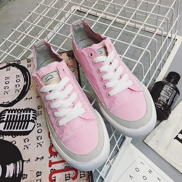 Дамски спортни кецове в светлосин, сив, розов и бежов цвят