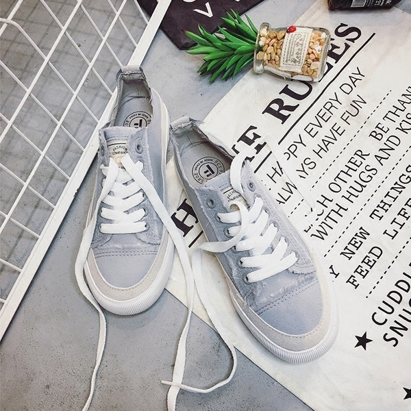 Дамски спортни кецове в светлосин, сив, розов и бежов цвят