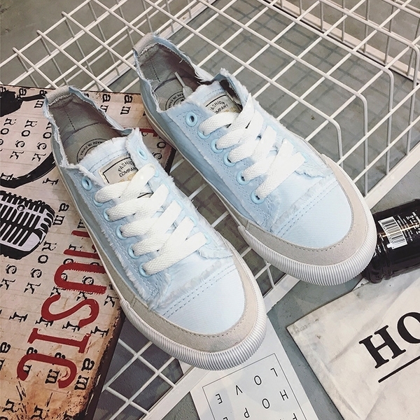 Дамски спортни кецове в светлосин, сив, розов и бежов цвят