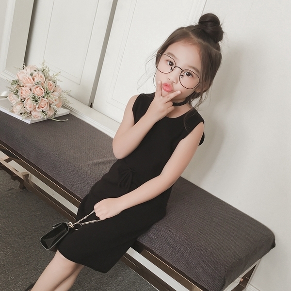 Стилна дамска рокля за момичета тип Слим, в бежов и черен цвят, с джоб