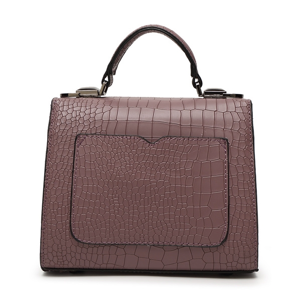 Дамска ретро чанта от еко кожа кафява, червена, сива, черна