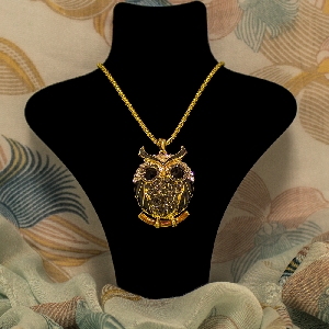 Колие Owl-gold