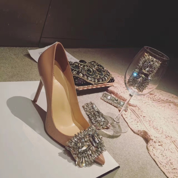 Дамски супер луксозни обувки за официални поводи или елегантен стил