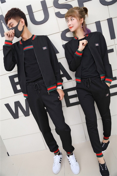 Дамски екип за спорт и ежедневие с ластик