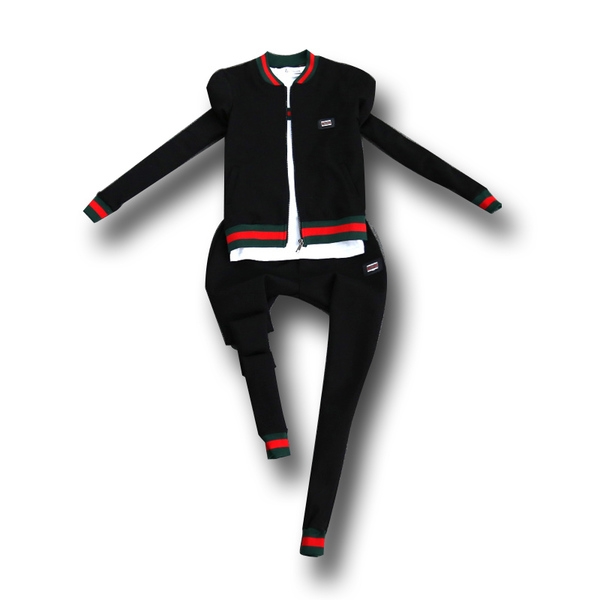 Дамски екип за спорт и ежедневие с ластик