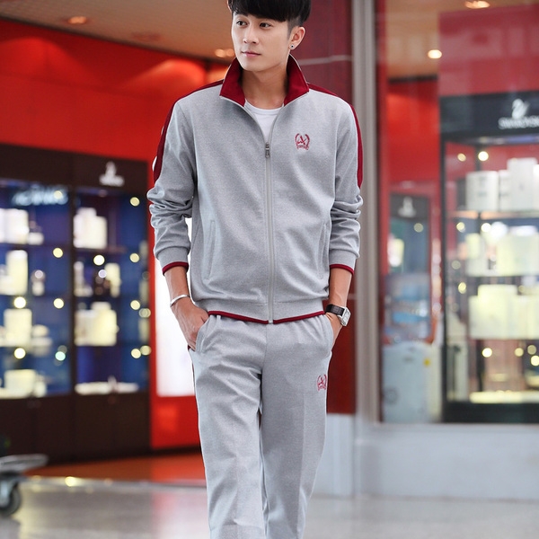 Мъжки спортен екип от 2 части в различни цветови комбинации