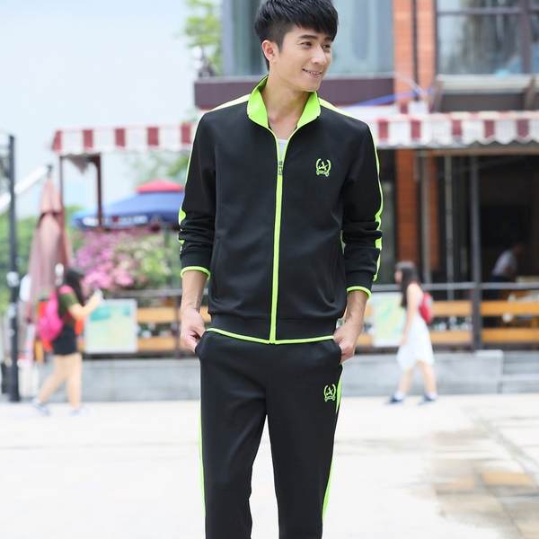 Мъжки спортен екип от 2 части в различни цветови комбинации