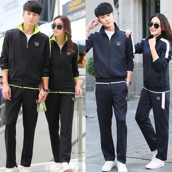 Мъжки спортен екип от 2 части в различни цветови комбинации