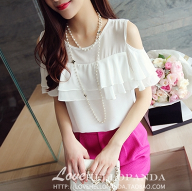 Дамски елегантни ризи с къс ръкав различни модели и цветове