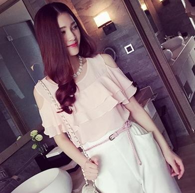 Дамски елегантни ризи с къс ръкав различни модели и цветове