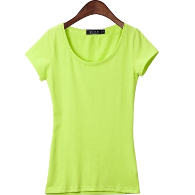 Изчистена дамска блуза с къс ръкав с V-образно и U-образно деколте в много цветове