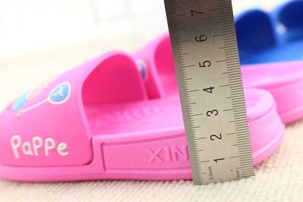 Детски гумени чехли за момчета и момичета в син и розов цвят с изображения