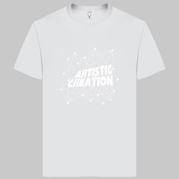 Къс ръкав много модели с различни изображения в бяло и черно