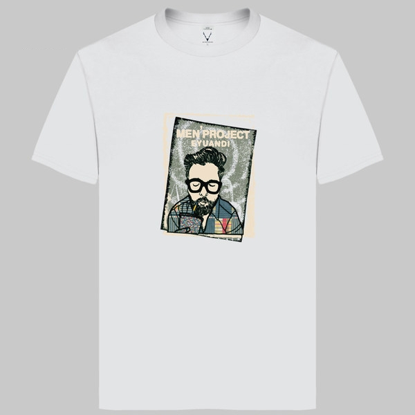 Къс ръкав много модели с различни изображения в бяло и черно