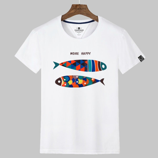 Къс ръкав много модели в различни цветове с разнообразни илюстрации