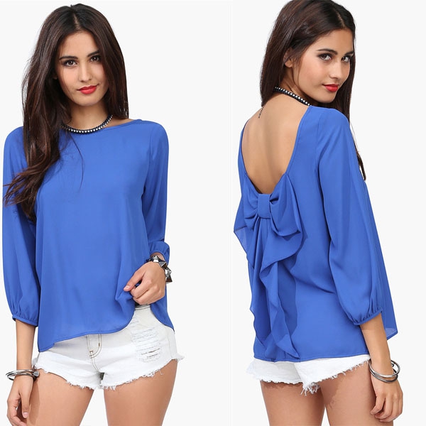 Μοναδικό μπλουζάκι με τα χρώματα πίσω κορδέλα