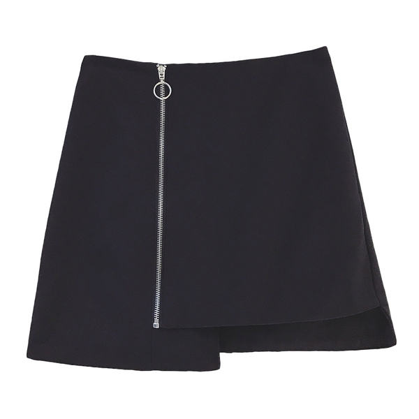 Οι μαύρες γυναίκες φούστα με φερμουάρ