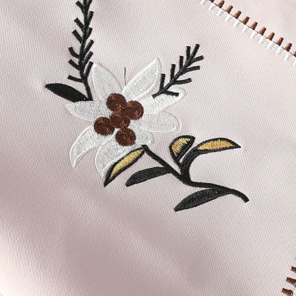 Уникална дамска пола в три цвята с бродерия