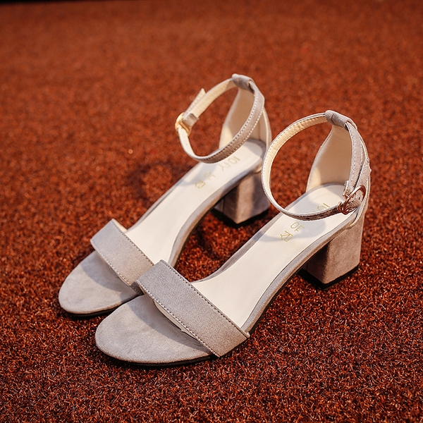 Дамски ежедневни и удобни сандали с ниско токче: Черни Сиви Розови