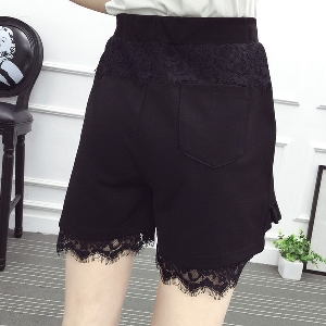 Уникални черни дамски къси панталони 