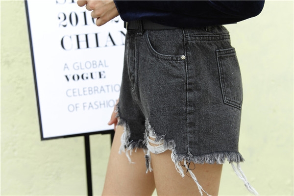 Широки къси дънкови панталони в 3 цвята