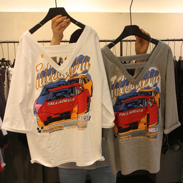 Sport-κομψή γυναικεία μπλούζα σε τρία χρώματα με την πτώση του αγκώνα