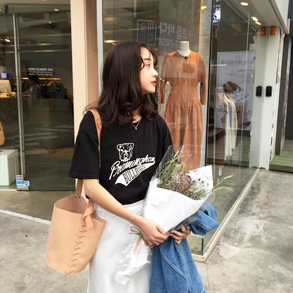 σπορ πουκάμισο γυναικών με κοντά μανίκια «μπουλντόγκ»