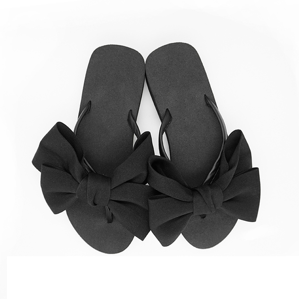 НОВИ дамски чехли два модела: на платформа и ниски с панделка