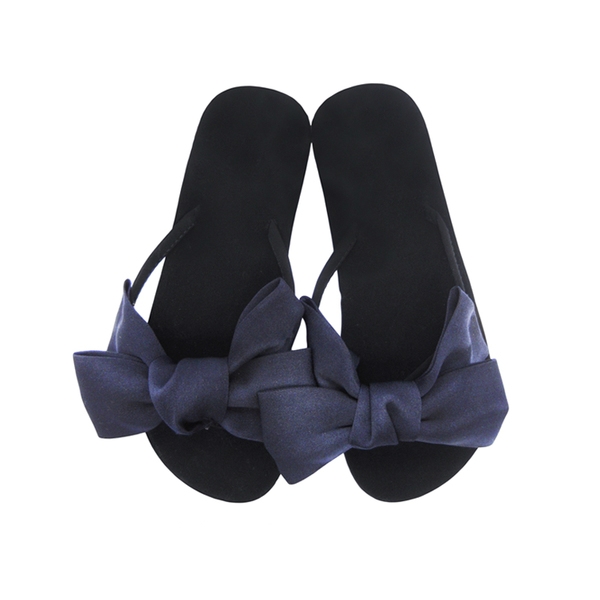 НОВИ дамски чехли два модела: на платформа и ниски с панделка