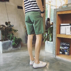 Ελαστικό παντελόνι του καλοκαιριού απλό ανδρών - 4 μοντέλα