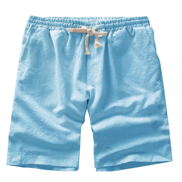 σορτς αναπνέει ανδρών βαμβάκι με γραβάτες - 5 μοντέλα