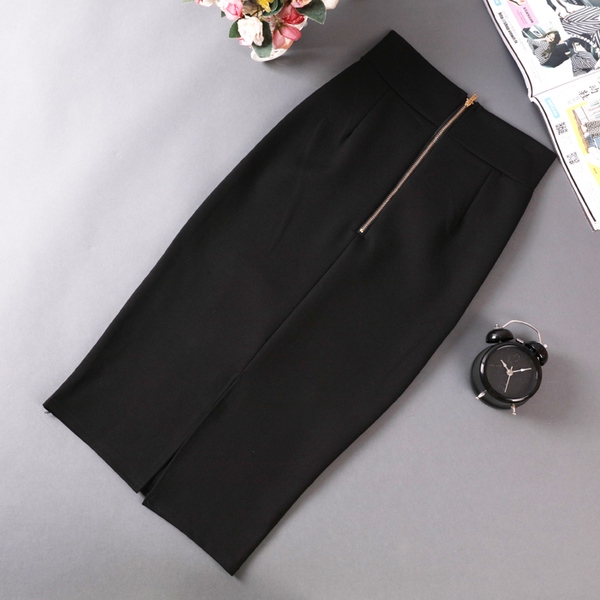 Lady μακριά φούστα σε δύο χρώματα