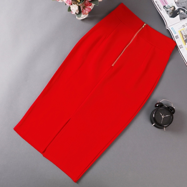 Lady μακριά φούστα σε δύο χρώματα