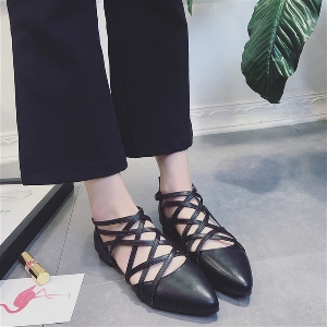 Ниски дамски ежедневни обувки в два цвята 