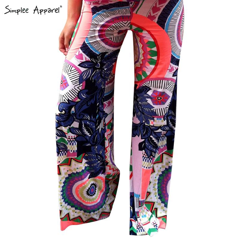 Ευρεία παντελόνια Desigual σε διάφορα χρώματα