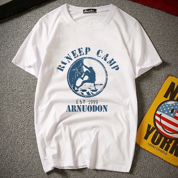 Мъжки летни тениски с интересни изборажения в сив, черен, зелен бял цвят 