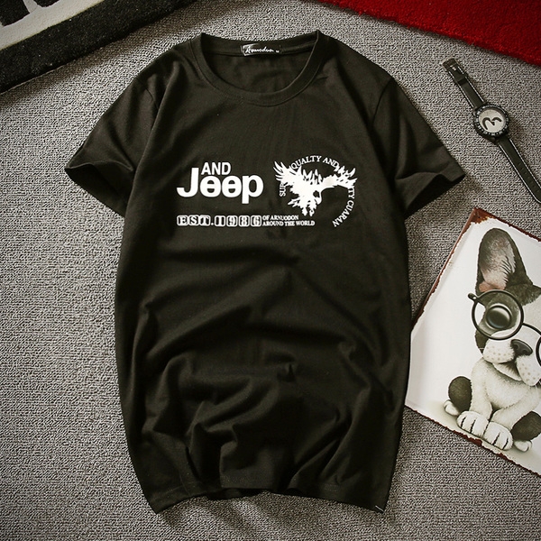 Мъжки летни тениски с интересни изборажения в сив, черен, зелен бял цвят 