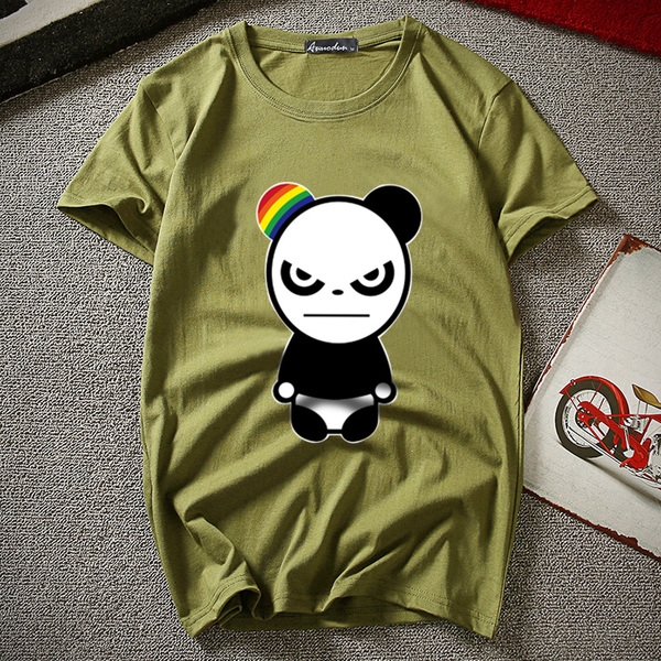 Мъжки летни тениски с интересни изборажения в сив, черен, зелен бял цвят 