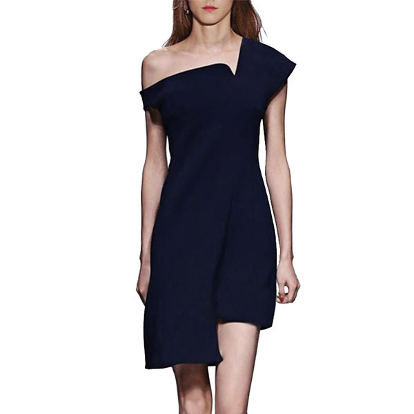 Официална дамска рокля с изчистен силует