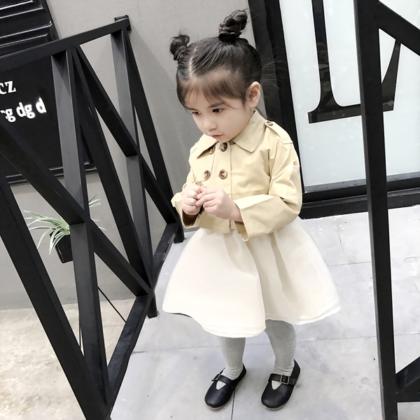 НОВ пролетен комплект за момичета рокля и модерно късо сако 