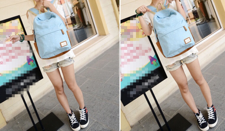 Цветни дамски  раници - 3 модела / 20л.