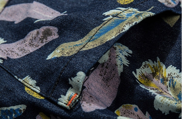 Цветни мъжки плажни шорти - 2 модела 