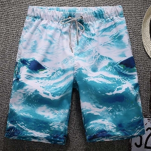 Дълги мъжки плажни шорти с връзка  10 модела