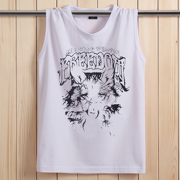 Летни широки памучни мъжки потници  19 модела