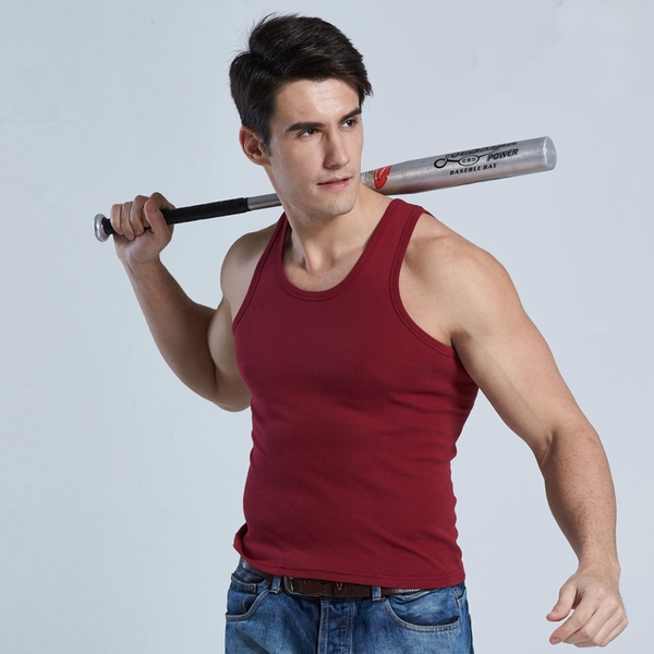 Мъжки памучни летни потници  в четири цвята 