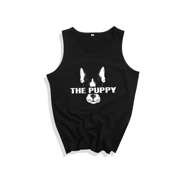 Ежедневни мъжки летни потници в черен и бял цвят 