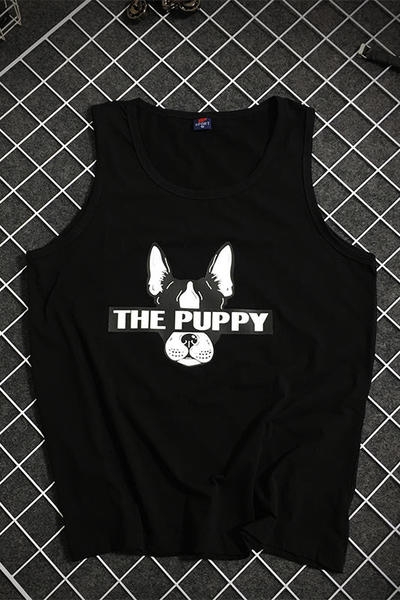 Ежедневни мъжки летни потници в черен и бял цвят 