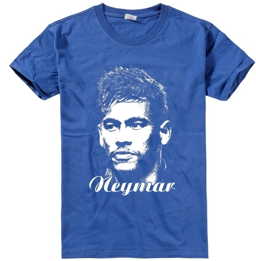 Специални фен футболни тениски за феновете на Барселона и звездите на Каталунците с номер и изображения на Суарес, Меси, Неймар